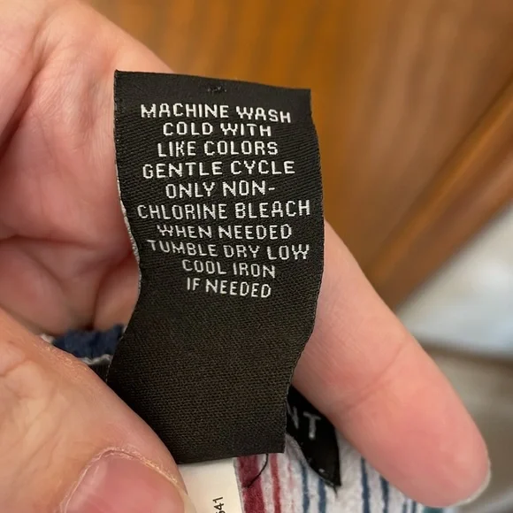 LANE BRYANT UEC Size 14/16 Striped Tiered Maxi Skirt Pull on style elastic waist - Picture 8 of 9